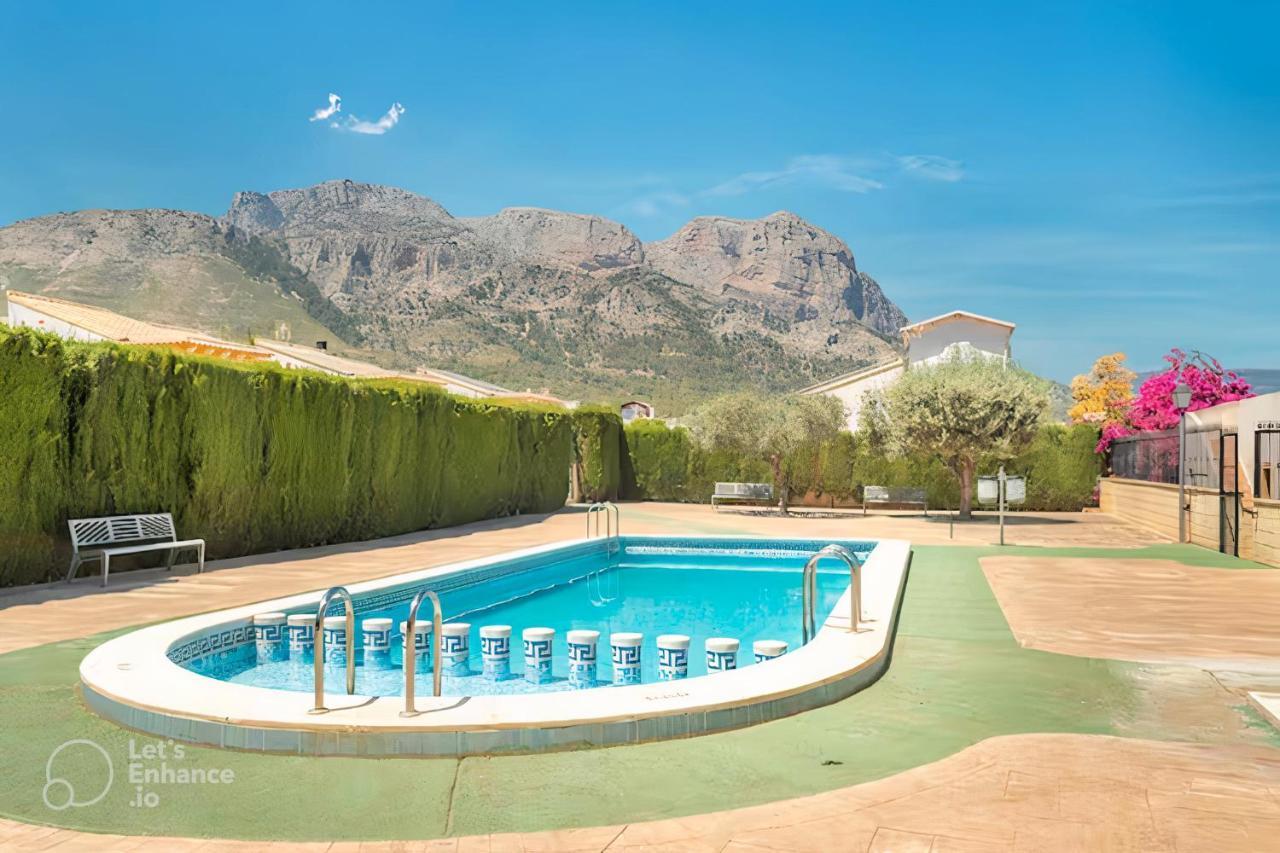 Velo Villa W/ A/C, Free Wi-Fi & Pool Near Benidorm Полоп Экстерьер фото